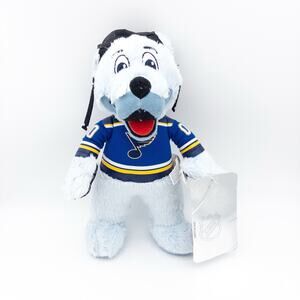 NEW St. Louis Blues Hockey Louie 10" Mascot Plush Figure : Bleacher Creatures